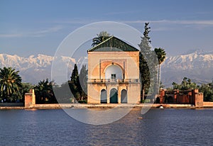 Morocco, Marrakesh, Menara Pavilion