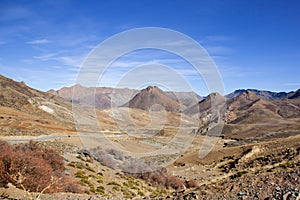Morocco mountain road