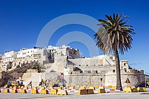Morocco, Tanger, Medina, Ancient fortress in old town