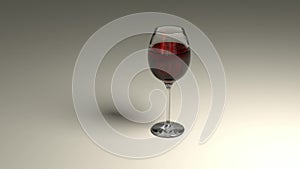 Morphing wine glass
