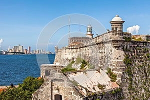 Morro Castle fortres in Havana, Cuba