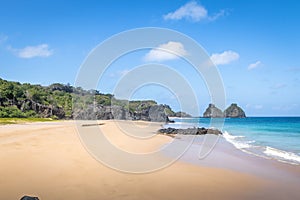 Morro Dois Irmaos and Americano Beach Praia do Americano - Fernando de Noronha, Pernambuco, Brazil