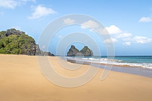 Morro Dois Irmaos and Bode Beach Praia do Bode - Fernando de Noronha, Pernambuco, Brazil photo