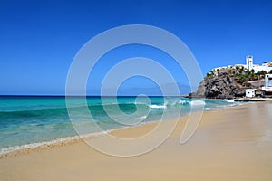 Morro Jable beach at Fuerteventura