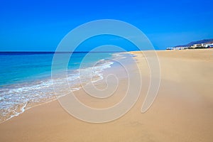 Morro Jable Matorral beach Jandia in Fuerteventura photo