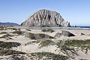 Morro Rock at Morro Bay, California photo