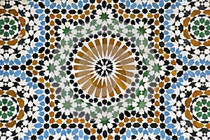 Morrocan mosaic tiles photo