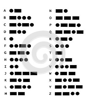 Morse code photo