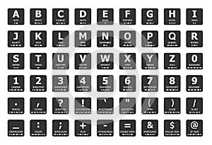 Morse code and nato phonetic alphabet