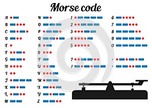 Morse code photo