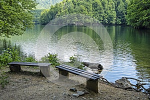 Morske oko lake, Vihorlat mountains, East Slovakia