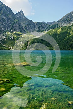 Morskie Oko in polish Tatra mountains photo