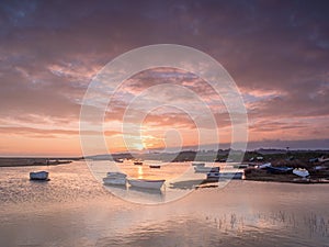 Morston Quay at Sunrise