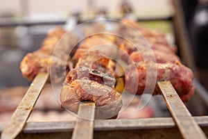 Mortadelle ham pork salami, Italian production photo