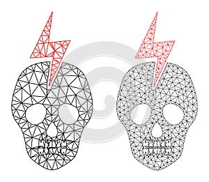 Mortal Electricity Icons - Vector Triangular Mesh