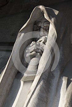 Mortal statue from a graveyard