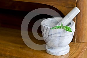 Mortar and pestle