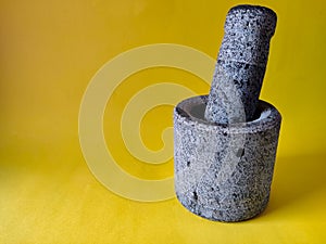 Mortar and Pestle set made of stone.
