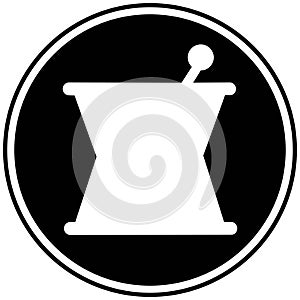 Mortar and Pestle Symbol