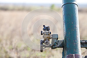 Mortar sights on the battlefield