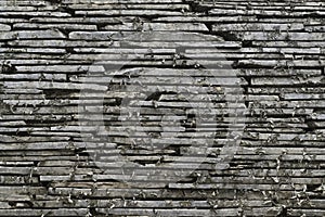 Mortarless Stone Wall