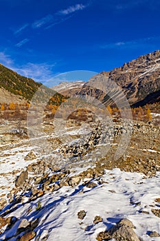 Morteratsch glacier trail