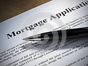 Mortgage application