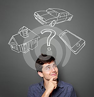 Mortgage and credit concept