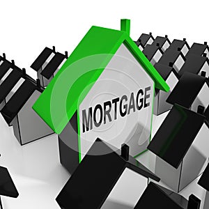 Mortgage House Means Debt And Repayments On Property photo