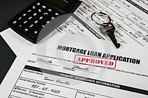 Mortgage Loan Application Approved 011