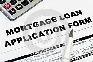 Mortgage Loan Application Form