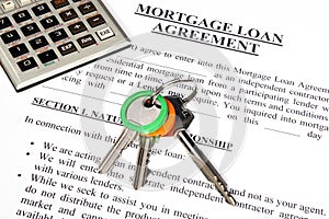 Mortgage loan application form