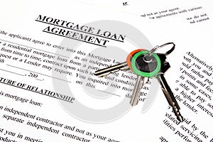 Mortgage loan application form