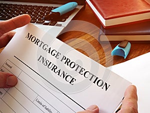 Mortgage protection insurance MPI application form