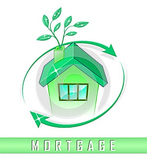 Mortgage Rates For Buy To Let Morgage Or Home Ownership Finance - 3d Illustration