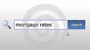 Mortgage rates - graphics browser search query, web page