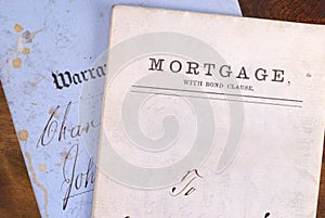 Mortgage and Warranty Deed photo