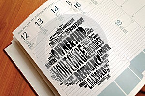 Mortgage word cloud collage