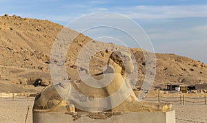 Mortuary Temple of Hatshepsut, Djeser-Djeseru: `Holy of Holies`, located in Upper Egypt.