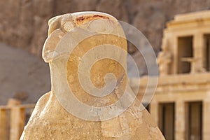 Mortuary Temple of Hatshepsut, Djeser-Djeseru: `Holy of Holies`, located in Upper Egypt.