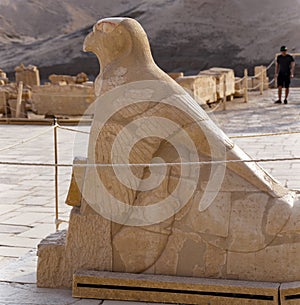 Mortuary Temple of Hatshepsut, Djeser-Djeseru: `Holy of Holies`, located in Upper Egypt.