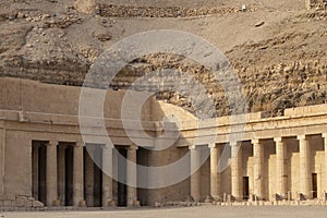 Mortuary Temple of Hatshepsut, Djeser-Djeseru: `Holy of Holies`, located in Upper Egypt.