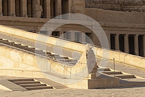 Mortuary Temple of Hatshepsut, Djeser-Djeseru: `Holy of Holies`, located in Upper Egypt.