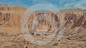 The Mortuary Temple of Hatshepsut, located in Upper Egypt.