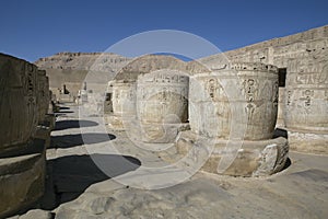 Mortuary Temple of Ramses 3 in Medinet Habu.