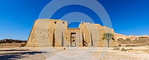 The mortuary Temple of Ramses III near Luxor