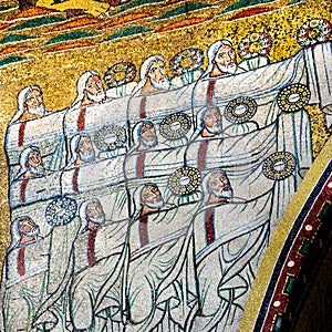 Mosaic of the 24 elders from the Book of Revelation, Santa Prassede