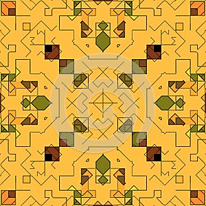 Mosaic abstract background pattern stained, color design