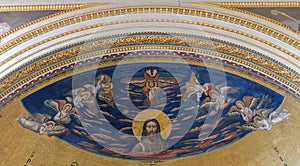 The mosaic of the apse of Archbasilica of Saint John Lateran photo