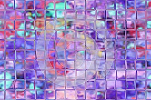 Mosaic background with glass/metallic effect